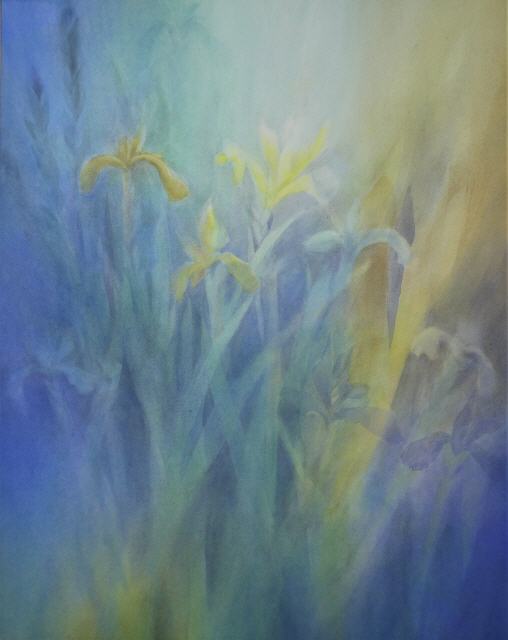 Iris 52x67 cm  Reingard Kopsa